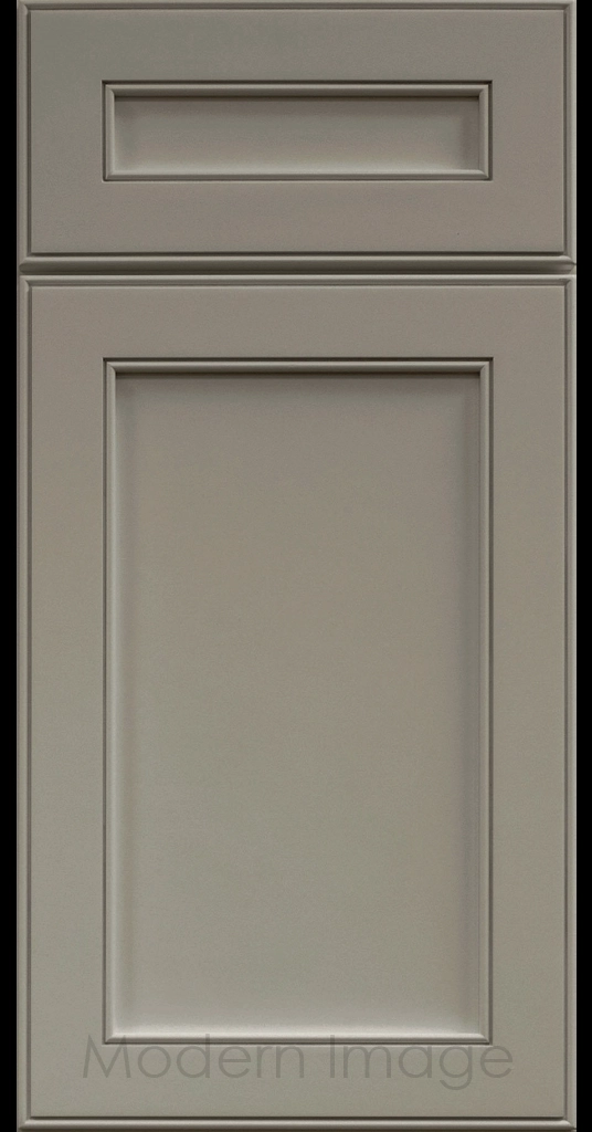 Davis refined Shaker style kitchen cabinet in a Wind matte finish.